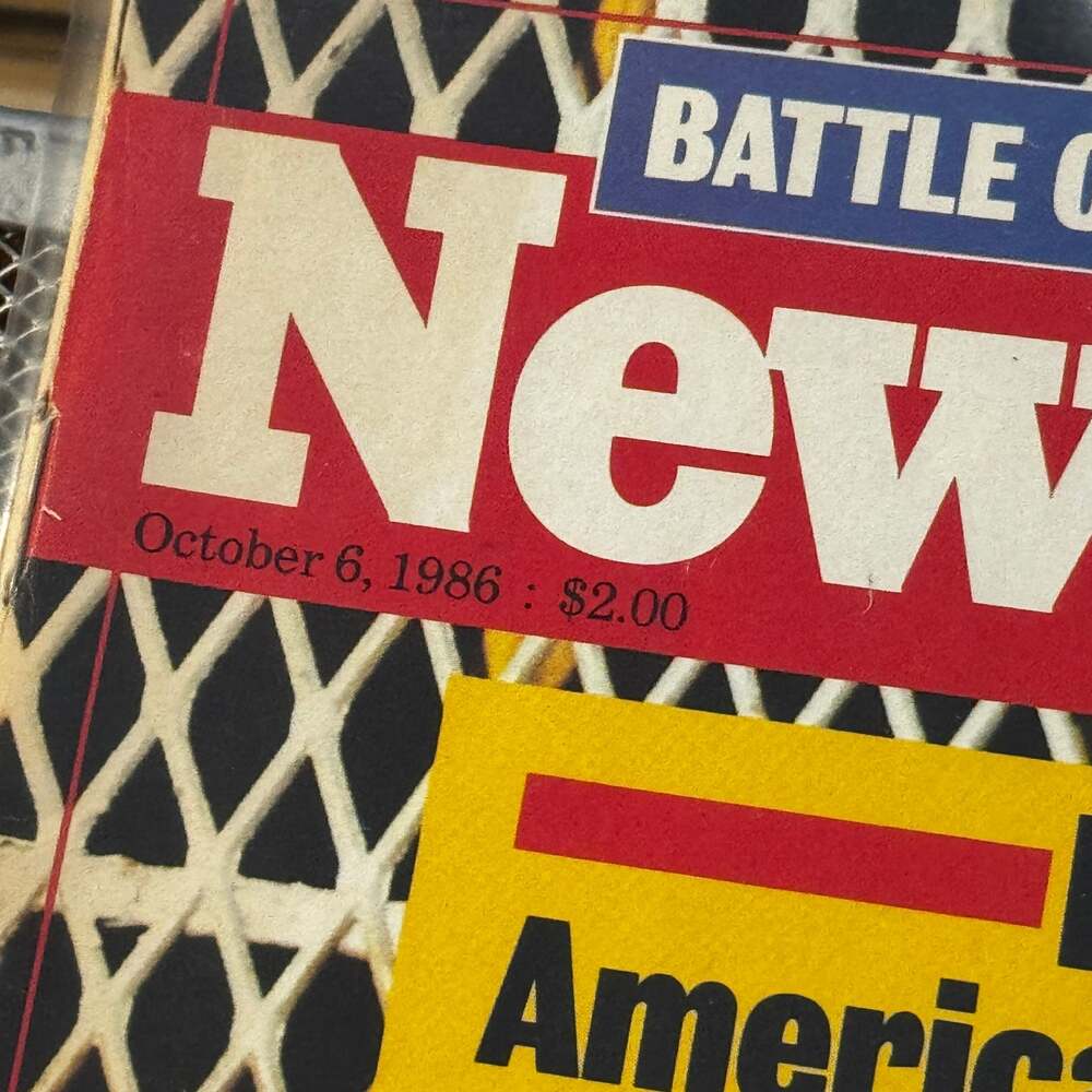 Vintage Newsweek October 6, 1986 Inside America's Toughest Prison Magazine